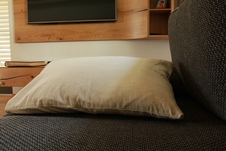 Vzglavnik iz cemprinovih ostružkov